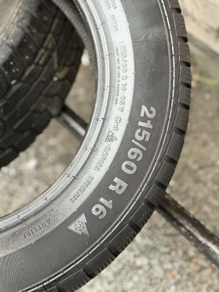 Як Нова‼️ Continental WinterContact ts815 95V 215/60 r16 7.2мм 2022рік