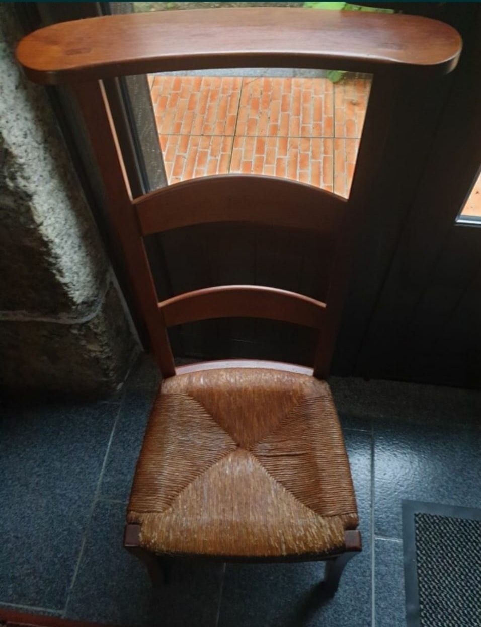 Cadeira genuflexório de espaldar