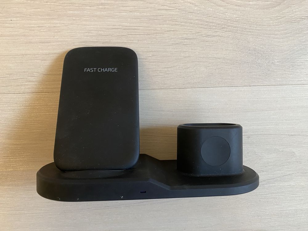 Бездротова док-станція QJD-45 для iPhone/Samsung/Apple Watch/AirPods