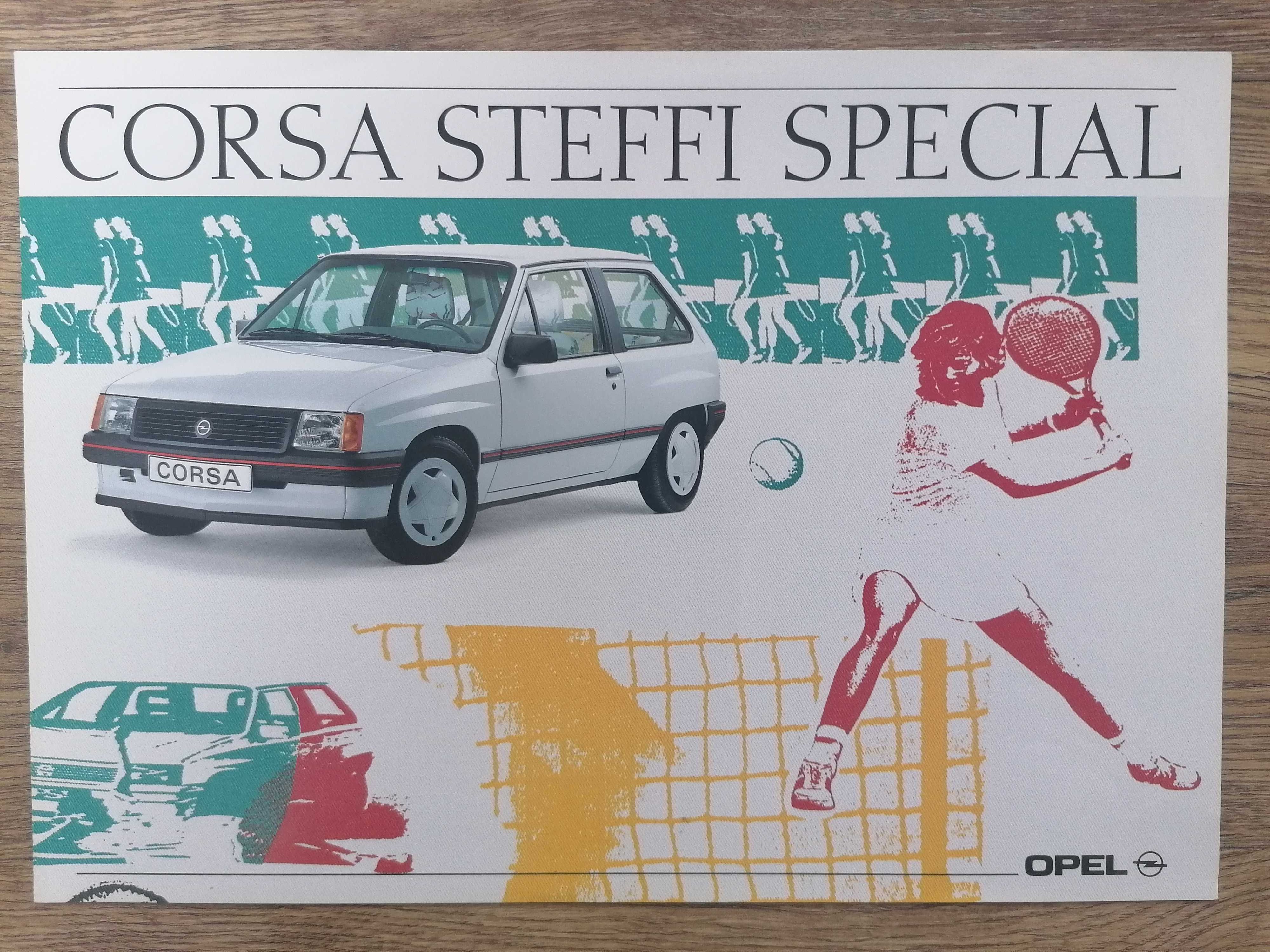 Prospekt Opel Corsa Steffi Special.