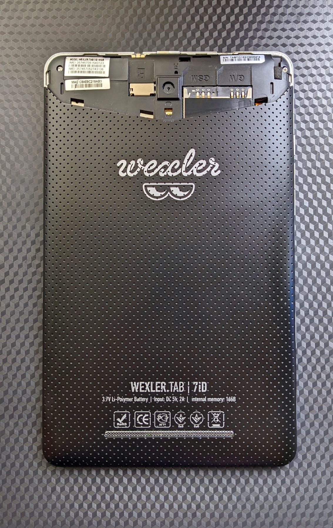 Планшет Wexler TAB 7iD 4GB 3G (TAB7ID4B3G)