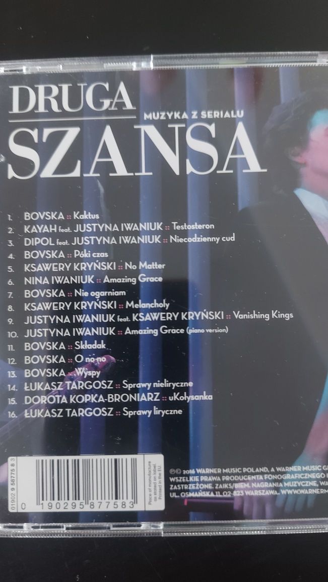 Płyta CD z muzyką - serial Druga Szansa