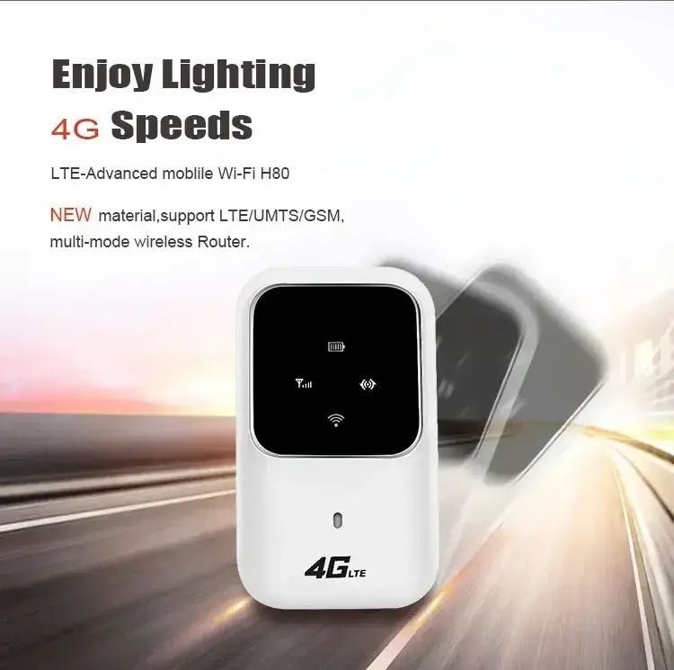 Мобильный роутер WiFi с сим картой Mifi H80 4G LTE модем под сим карту
