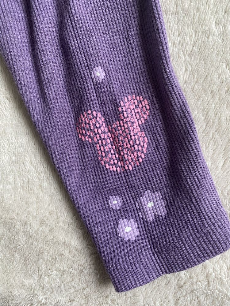 Legginsy prążkowane
