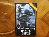 książka DZIENNIK ROKU ZARAZY Daniel Defoe wydanie 1993r.