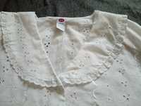 Biała damska haftowana bluzka 44