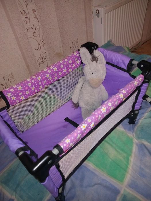 Манеж для кукол игрушек кроватка кукольная раскладной ляльковий