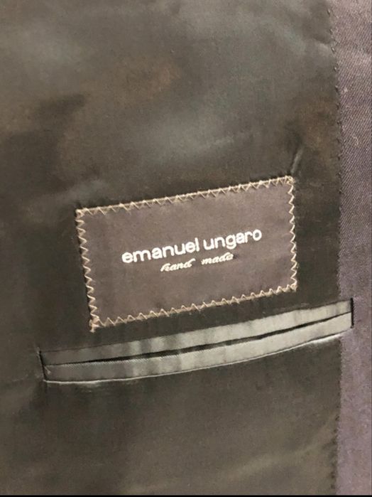 Marynarka meska granatowa Emanuel ungaro
