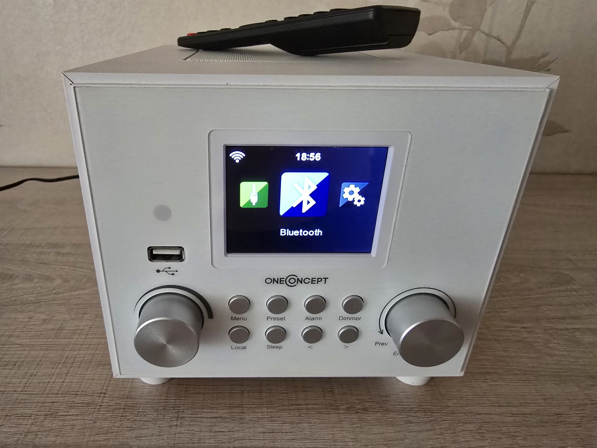 Інтернет-радіо OneConcept Streamo Cube (WiFi/USB/BT/AUX)