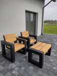 Zestaw ogrodowy W STYLU LOFT / 2 fotele + stolik kawowy