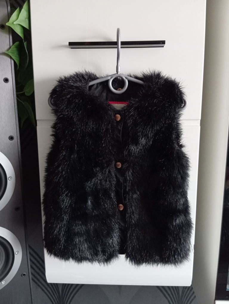 Kamizelka futrzana bezrękawnik futrzany futerko Ted Baker 4T