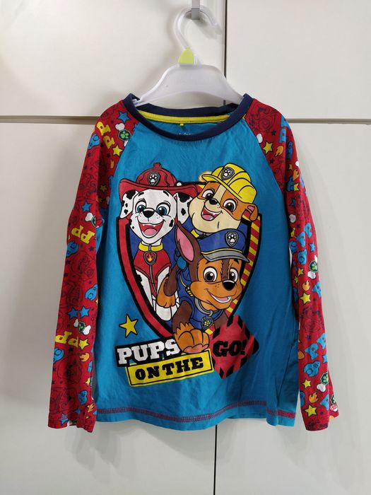 Koszulka bluzka bluza psi patrol Disney 110-116 cm piżamka ideał