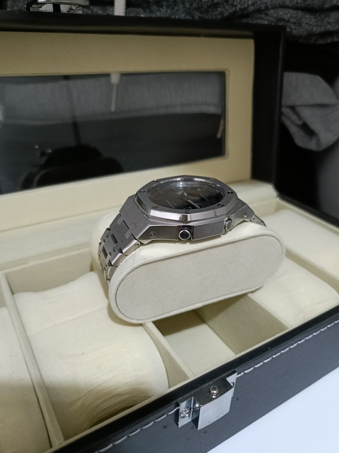 Casio G-Shock GA-2100 Mod Kit Cinza – Estilo Premium e Único