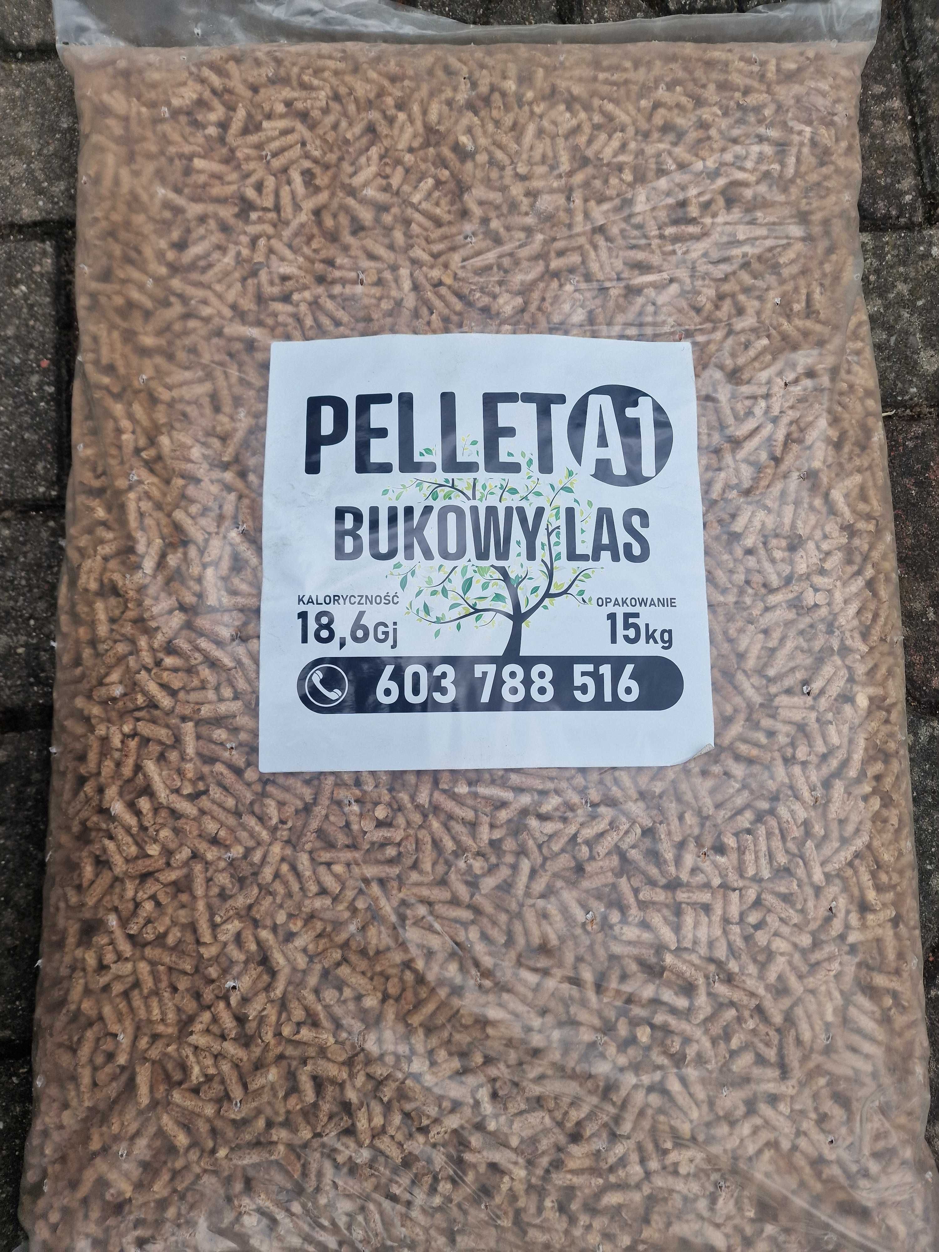 Pellet A1 bukowo-sosnowy