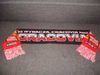 CRACOVIA KRAKÓW !! Bóg wybacza CRACOVIA nigdy Szalik szal piłkarski