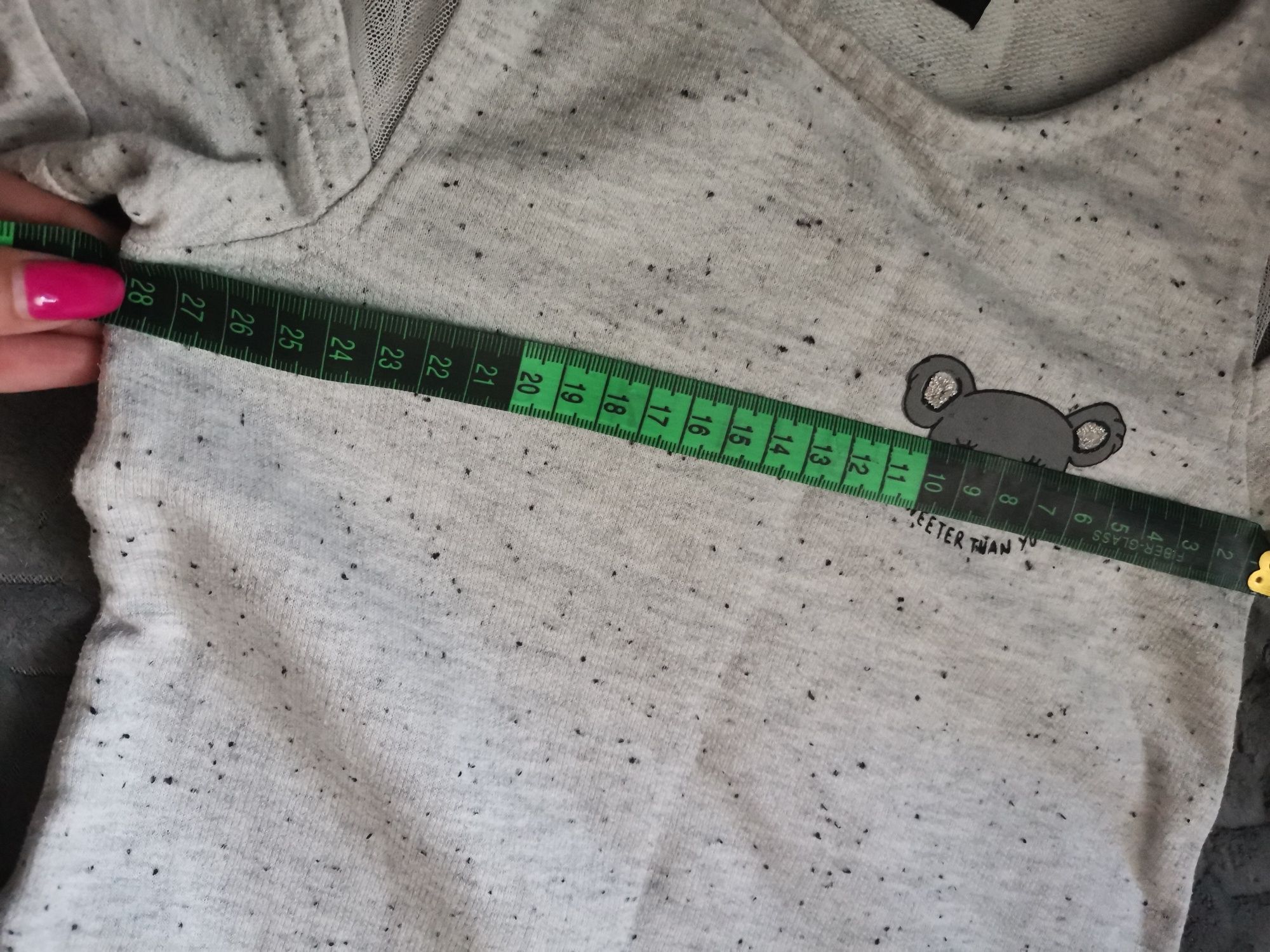 Sukienka letnia jesienna szara siwa 98 Reserved