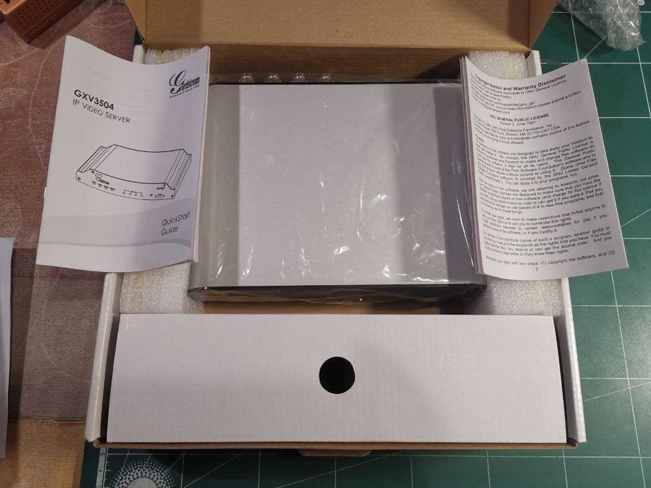 IP видеосервер Grandstream GXV3504 4 Channels video/aud, PoE, SIP/VoIP