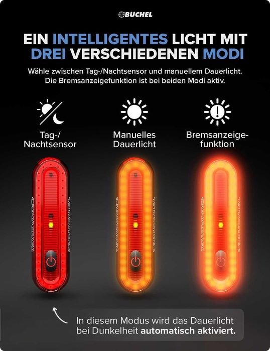 Задний фанарь Стоп-сигнал Büchel Micro Lens COB StopTech Германия