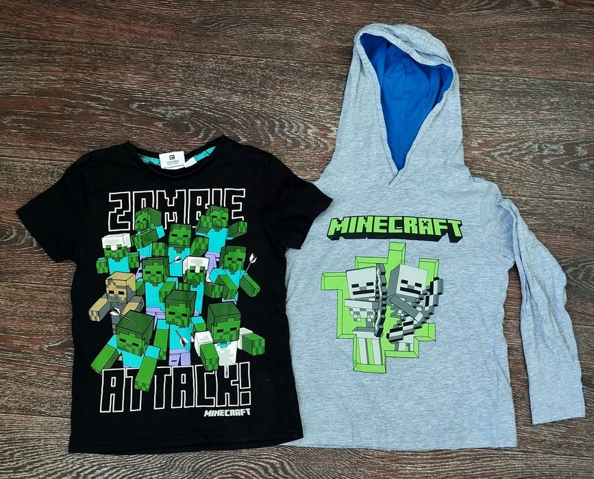 Minecraft футболка на хлопчика 8-9 років 134 см