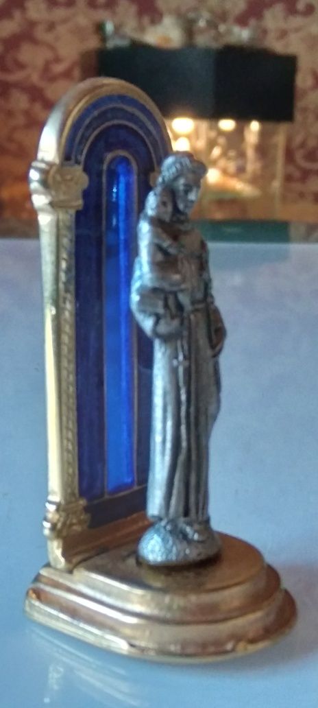 Emaliowana figurka Św. Antoniego