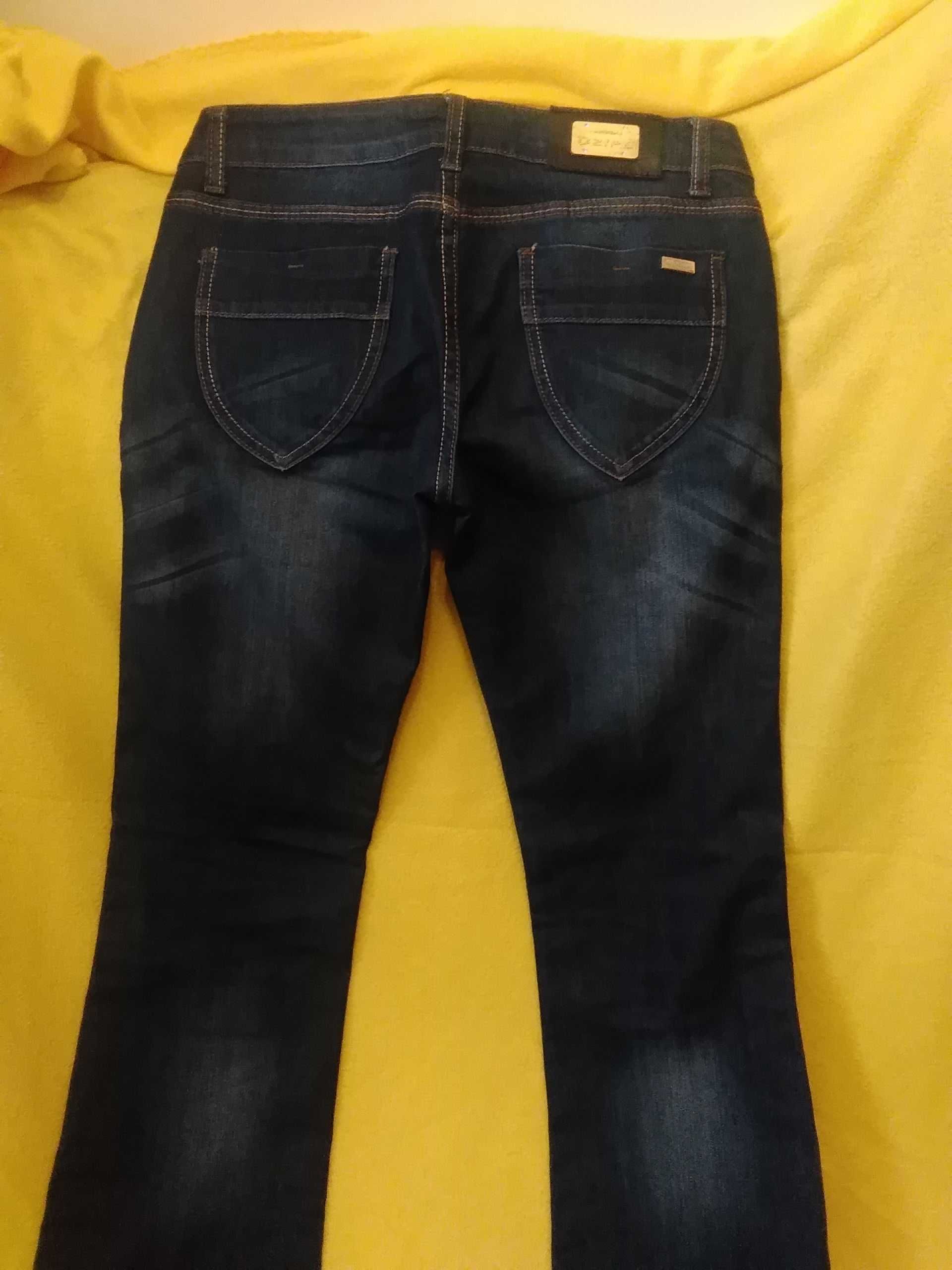 Dzinsy damskie spodnie Dzire jeans vintage klasyka rozm.29