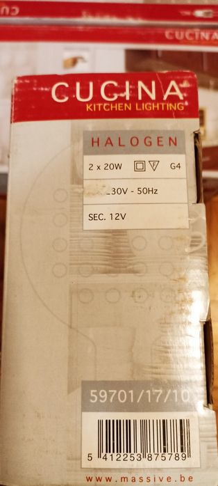 Lampa wisząca pod szafami lub w szafie