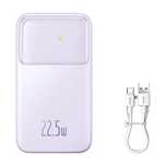 Powerbank Baseus Comet Series z wyświetlaczem 10000mAh 22.5W - fioleto