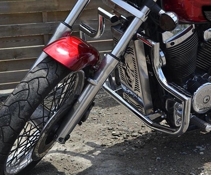 Gmole Przednie Z Podnóżkami Shadow Vt 750 C2 Spirit Na Łacuch
