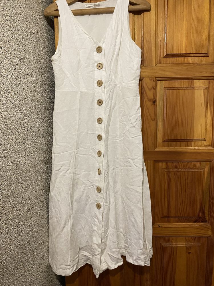 Белое длинное платье сарафан 150 грн