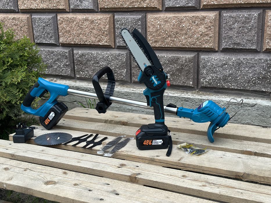 Акумуляторний набір Makita тример Ur100Dwae гілкоріз Makita Duc 155Nh