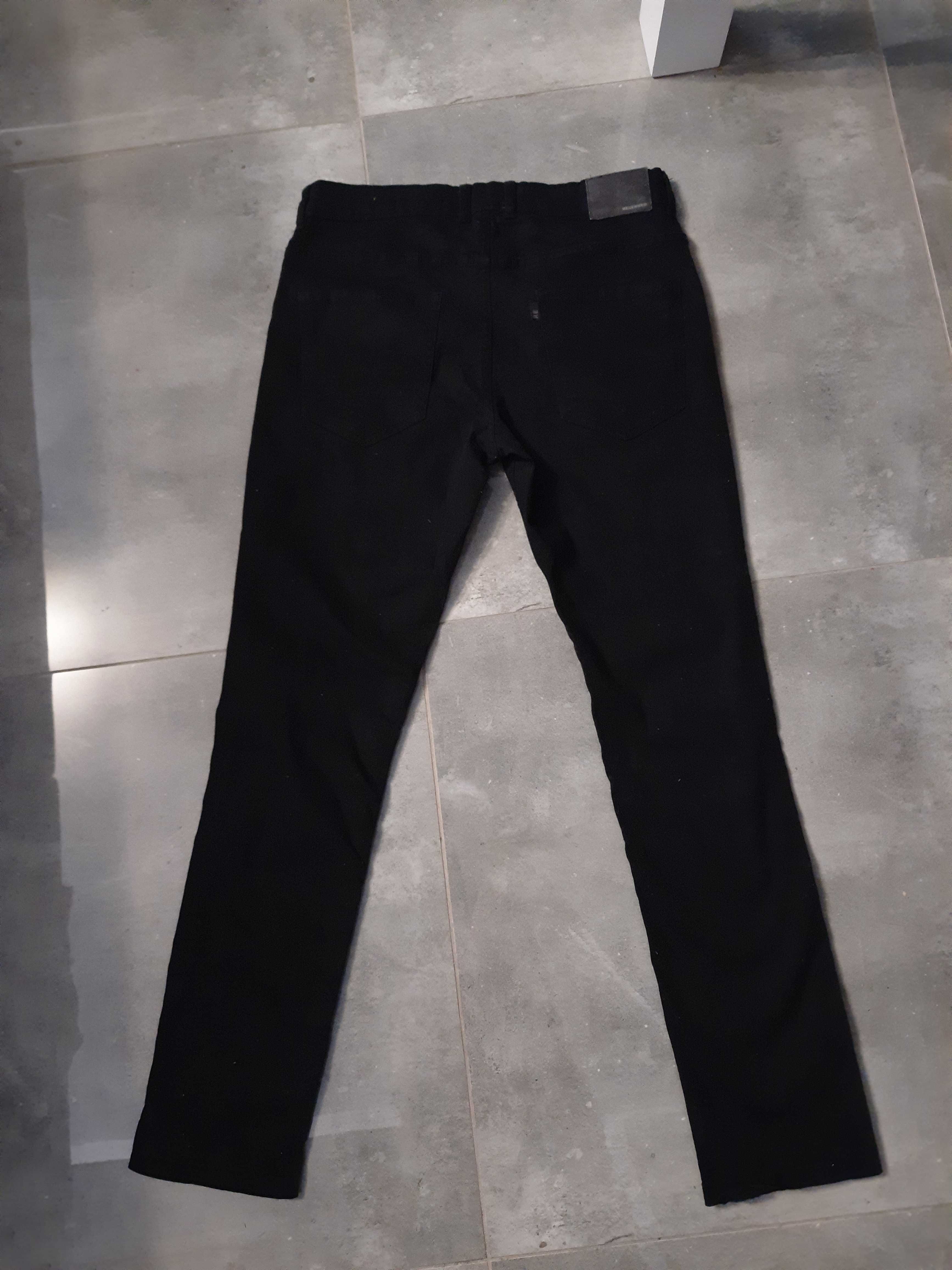Spodnie reserved denim lab skinny 32 czarne jeansy meskie rurki m l