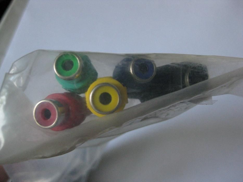 S-Video (7 pin) Male to 3 RCA(R-G-B)+ S-Video(4 pin) + RCA Female