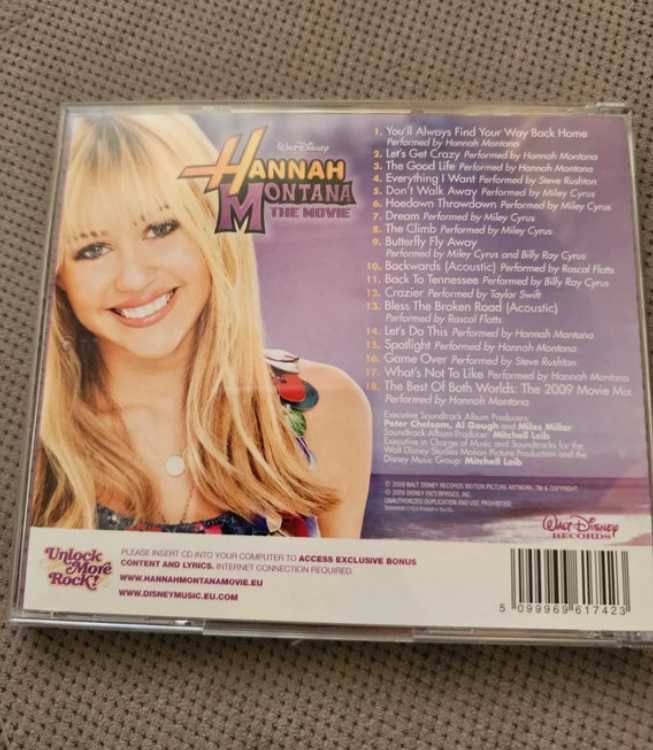 Płyta CD, Hannah Montana The Movie, Miley Cyrus, Disney
