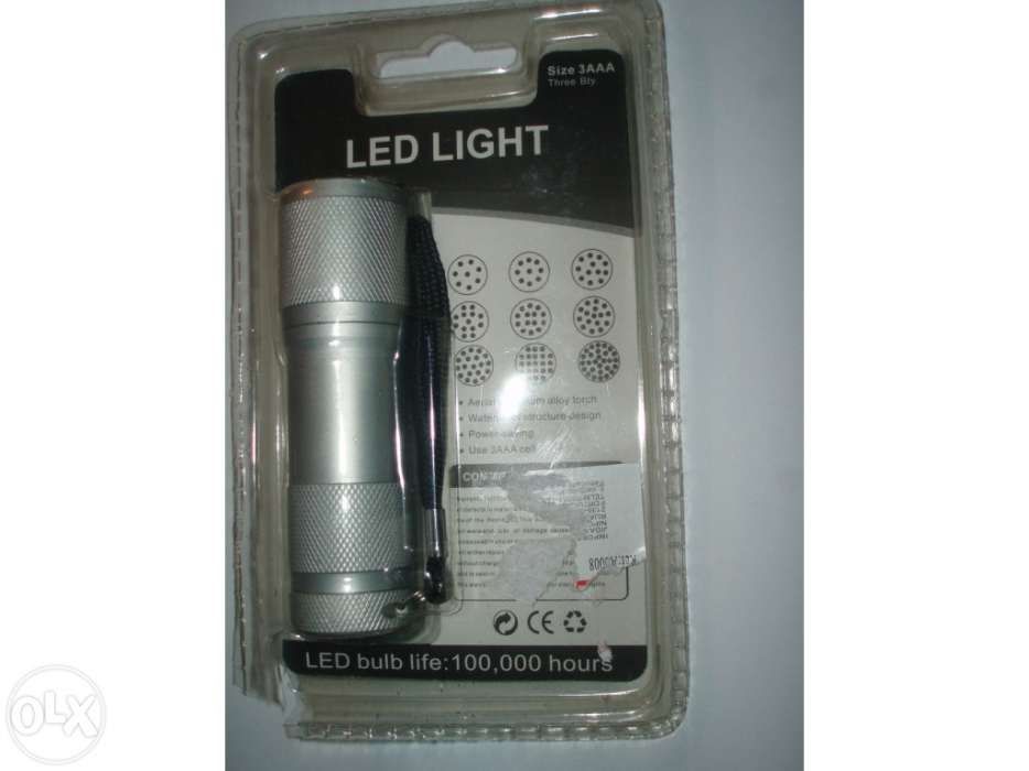 Lanterna de bolso a LED em aluminio