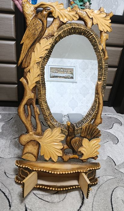 Продам деревянной зеркало