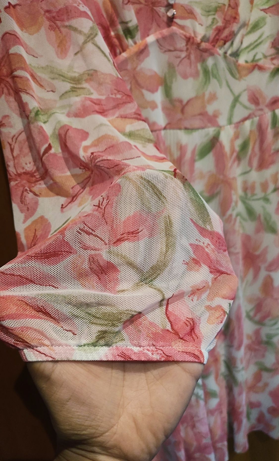 Elegancka sukienka na komunię ślub chrzciny imprezę na co dzień r.M