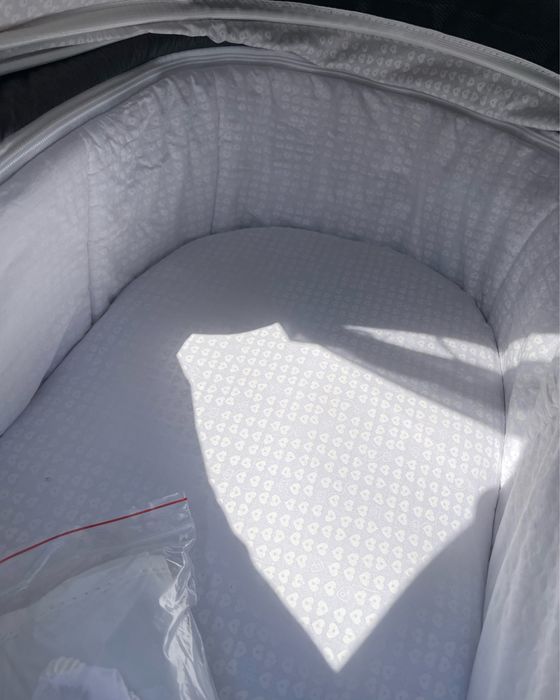 Коляска 2 в 1 adamex chantal в сірому кольорі