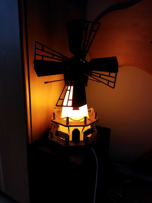 Lampka nocna  wiatrak