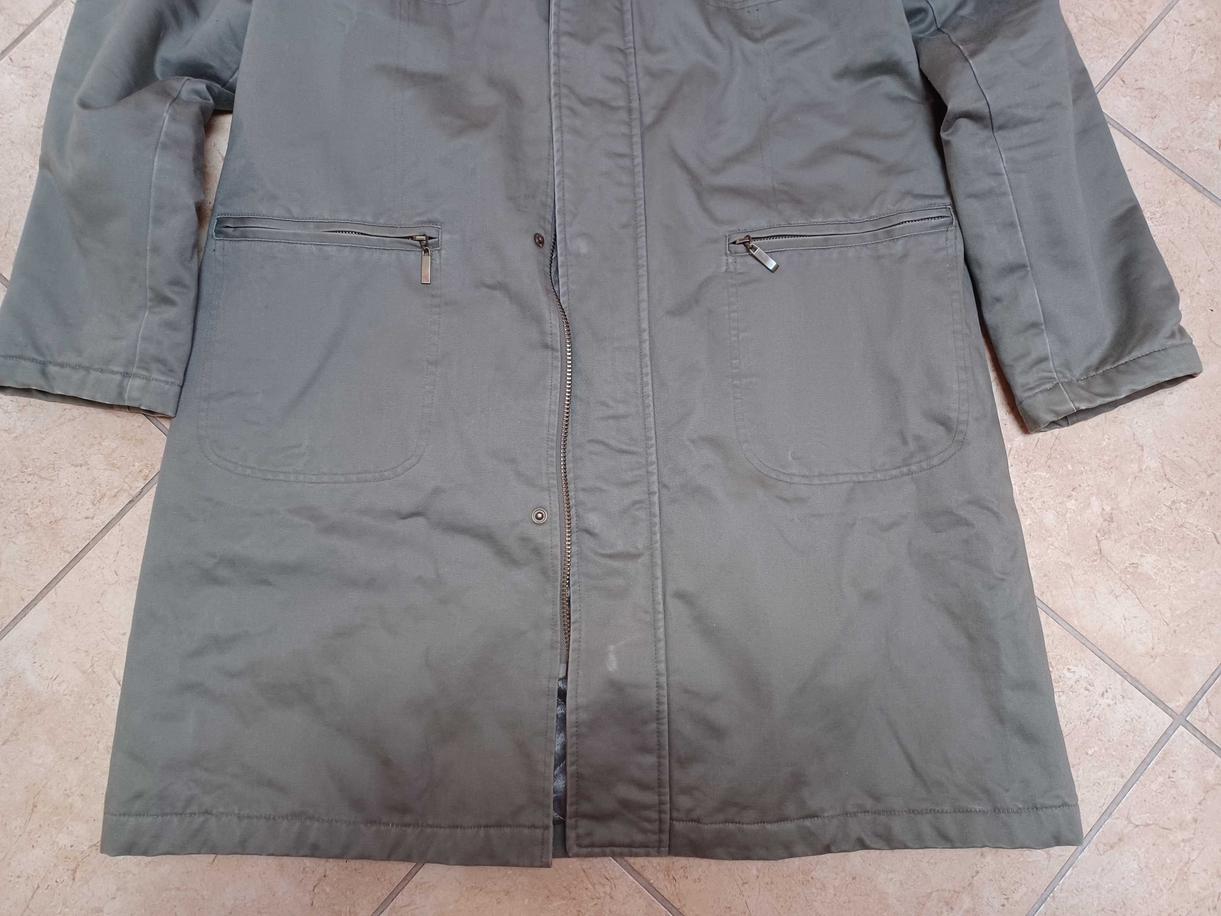 Kurtka damska dluga khaki New Look r. XL