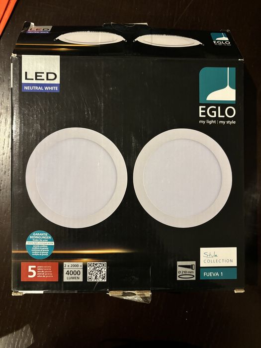 Focos de encastrar LED Eglo Fueva 1