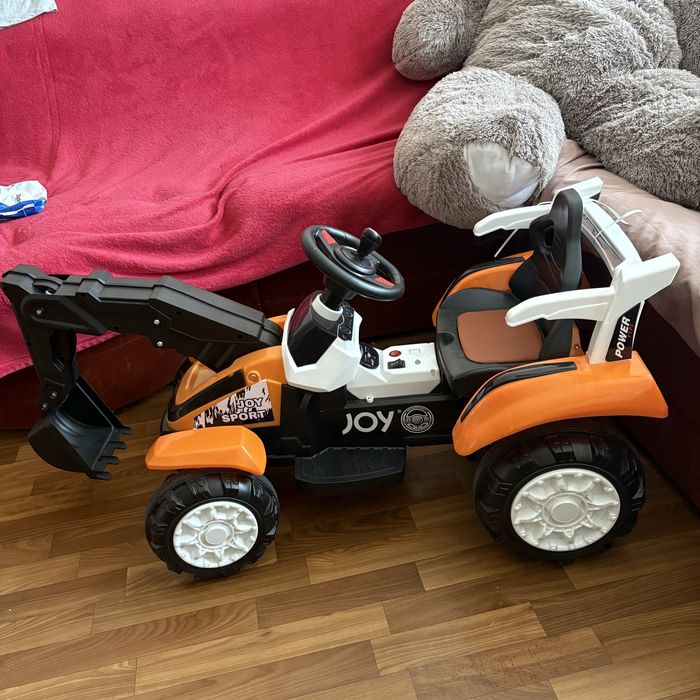 Дитячий трактор електричний Joy t-430 рухомий ківш