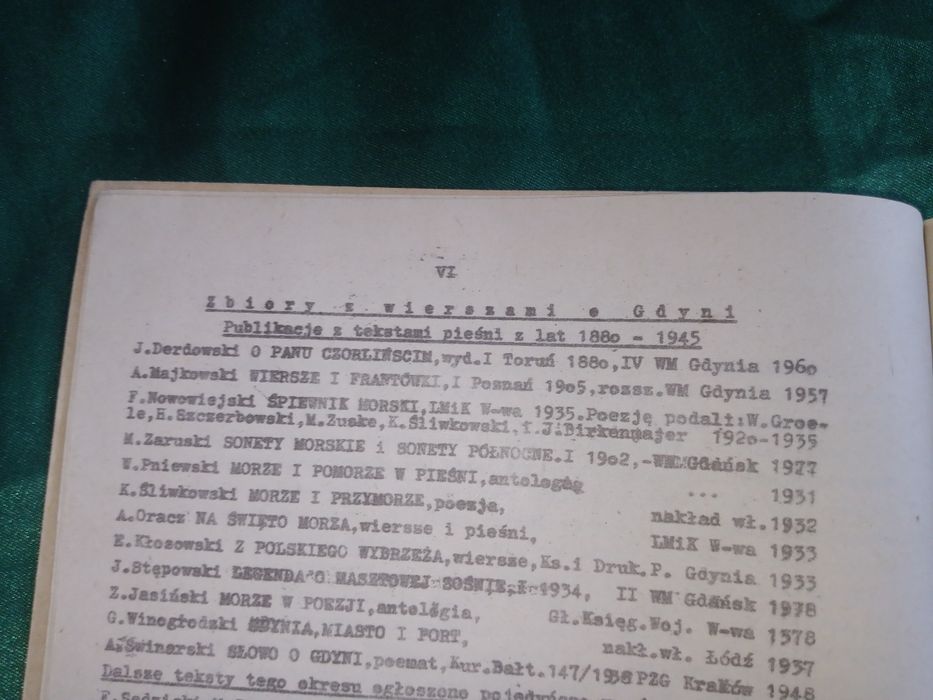 Książka - śpiewnik "Pieśni o Gdyni"