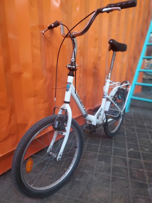 Bike Branca Dobravel.