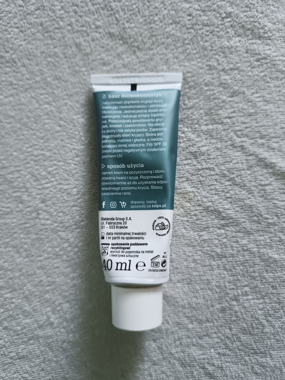 Krem bb tołpa spf30