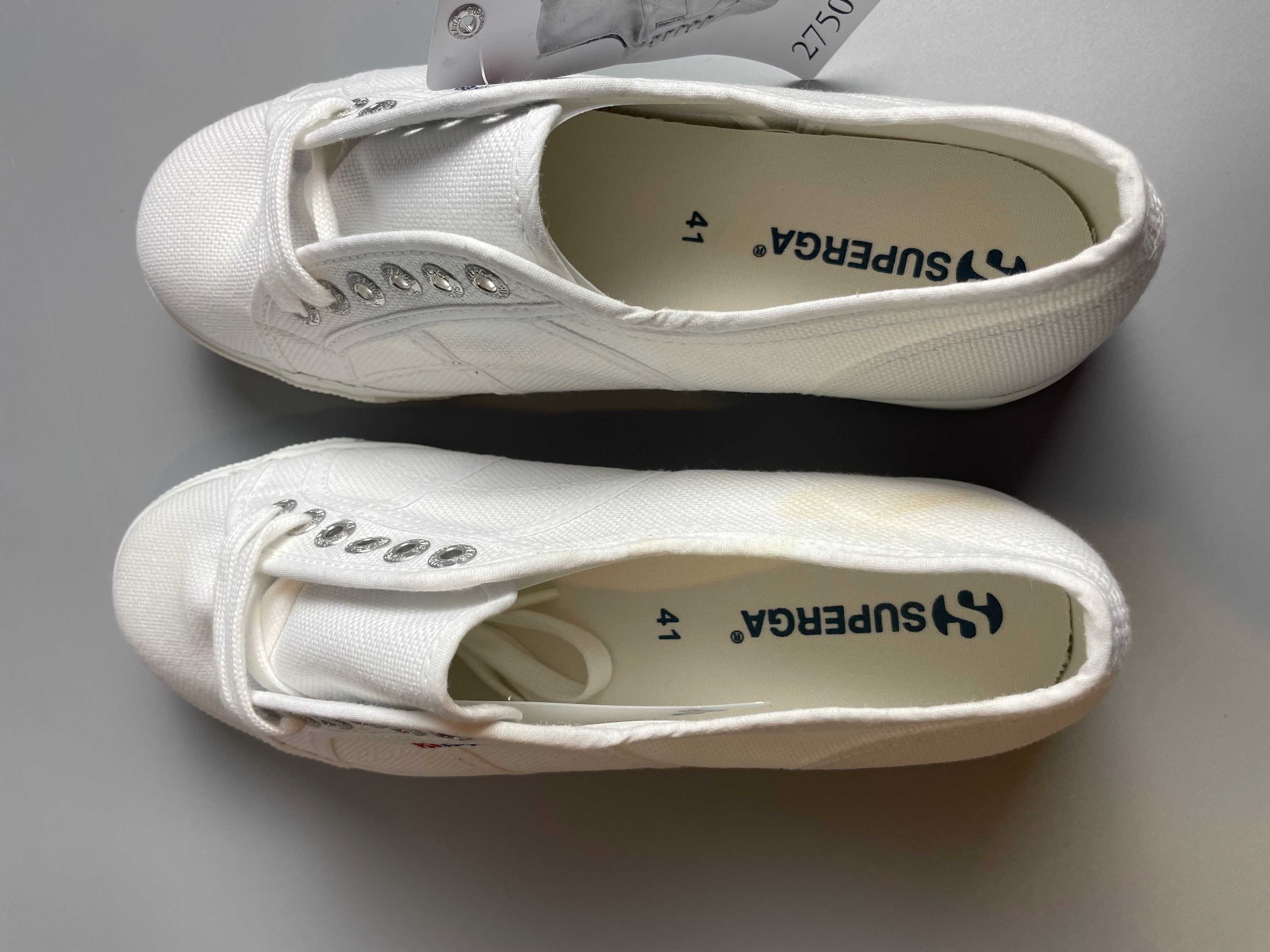 Superga Tenisówki 2730 białe trampki niskie rozm. 41 [B67] sneakersy