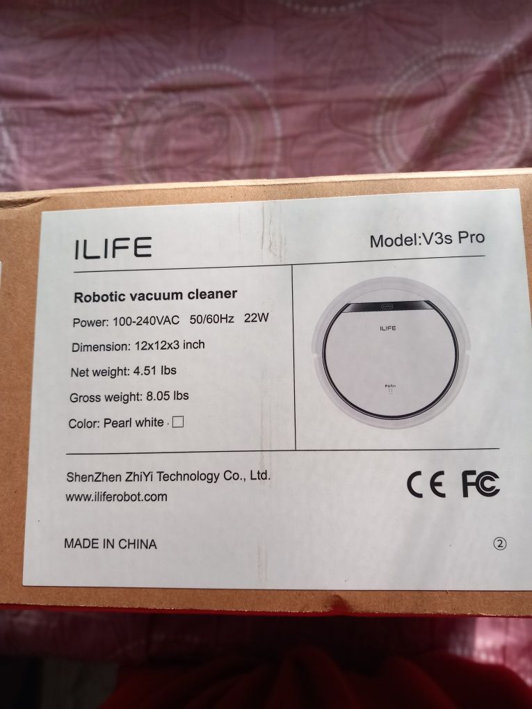 Odkurzacza Robot ILIFE V3s Pro

Dane techniczne iLife V3s Pro: