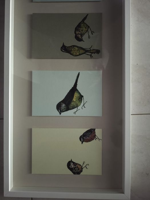 Obraz ptaki w ramie ikea
