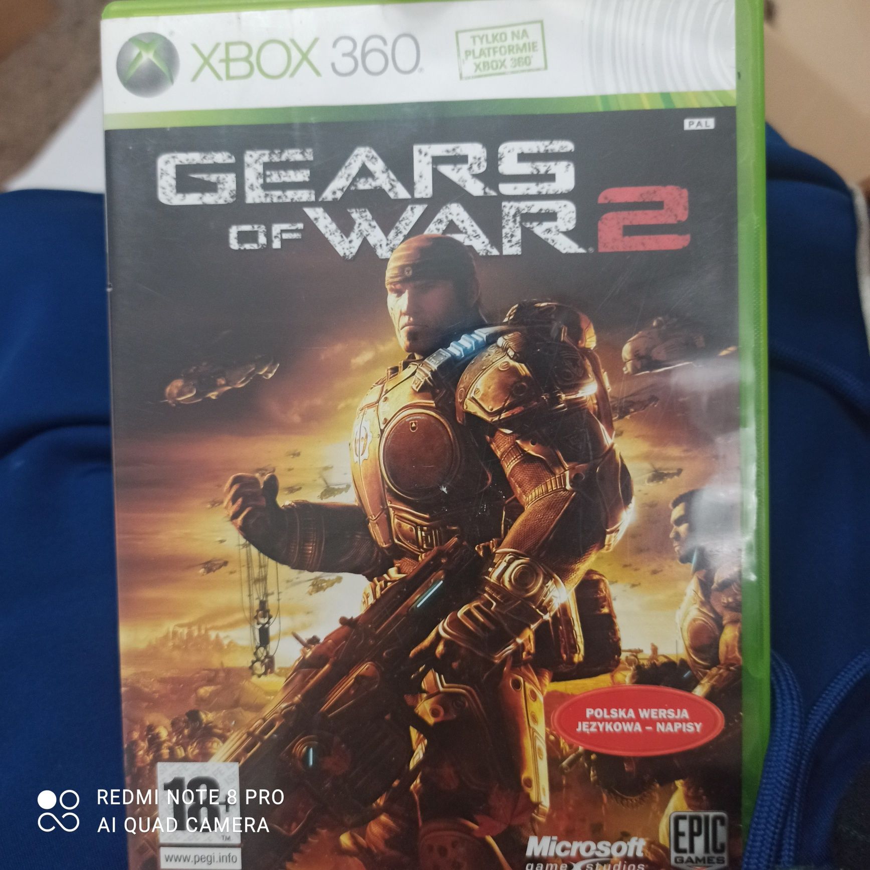 Gears of War 2 xbox 360  Polska wersja xbox one / xbox360 jak nowa