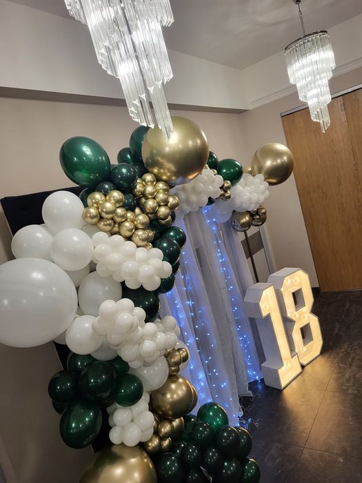 Ścianka balonowa safari , urodziny,  18 tka