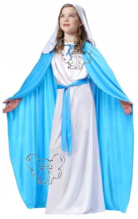 kostium maryja maryi szopka jasełka 140 146txl